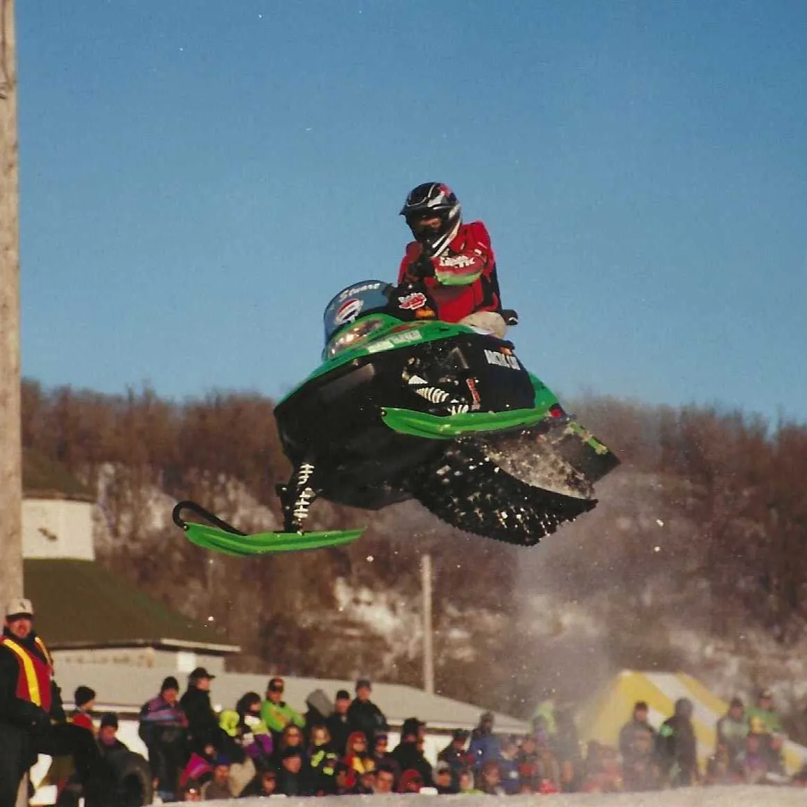 Childhood motocross photograph of Lee Stuart