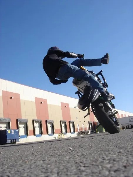 Freestyle riding photograph of Lee Stuart