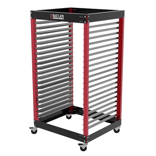 baselayr screen rack